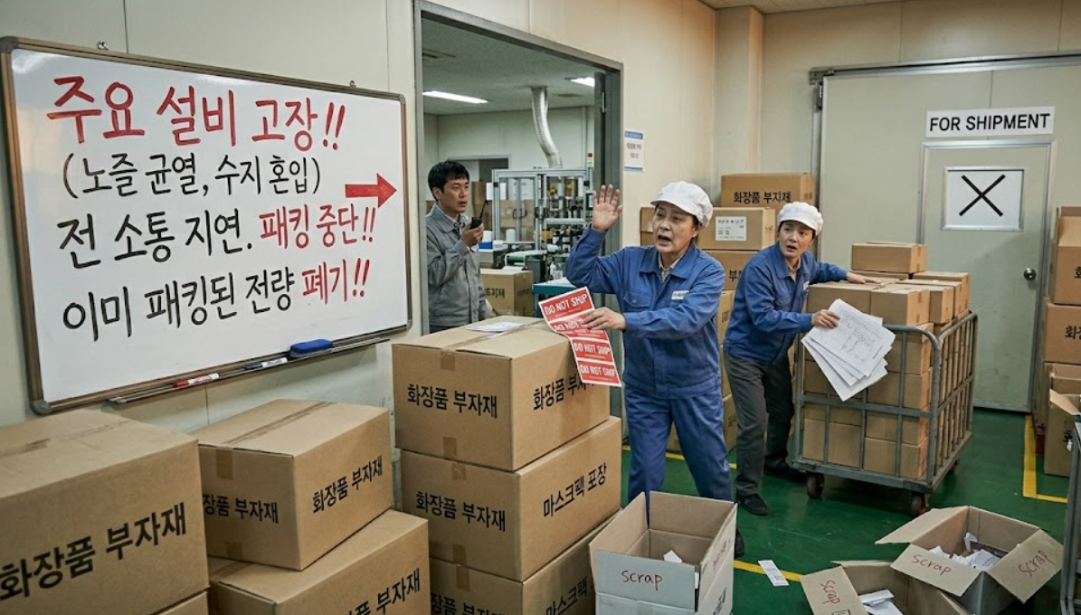설비 정지 신호 유실